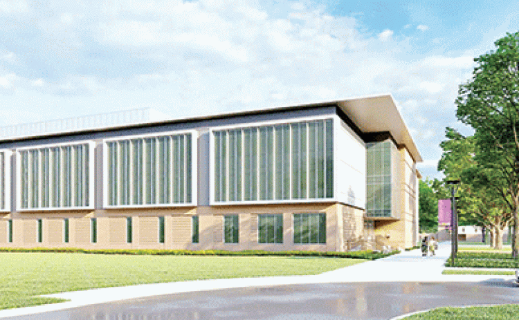 A rendering from WHLC Architecture of the proposed STEAM Innovation Center at LSUE. 