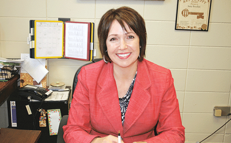 A file photo of Irma Trosclair from when she was prncipal at Eunice Elementary.