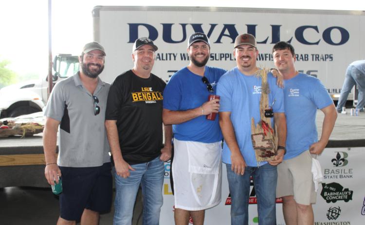 The Crawfish Corner took third place in the Amateur Cooking Division at the Crawfish Etouffee Cook-Off.
