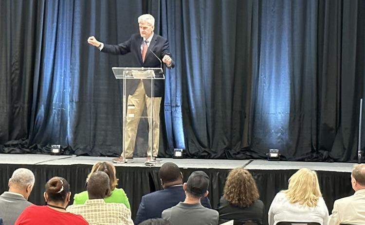 U.S. Sen. Bill Cassidy, M.D. (R-LA) concluded his first week of Rural Community Funding Summits in Louisiana, visiting Ruston, Winnsboro and Opelousas on Wednesday. Local officials throughout North Louisiana and Acadiana met with representatives of federal and state agencies to discuss how they can access funds from Cassidy’s Infrastructure Investment and Jobs Act (IIJA), according to a news release.