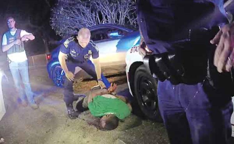Ronald Greene, a 49-year-old Black man from Monroe, died in 2019 after a car crash and being beaten by State Police troopers. (Louisiana State Police Bodycam video via the Associated Press.)