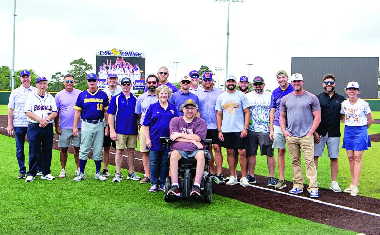 The 2006 LSUE Champions were honored on April 25. (Photo by Travis Webb)