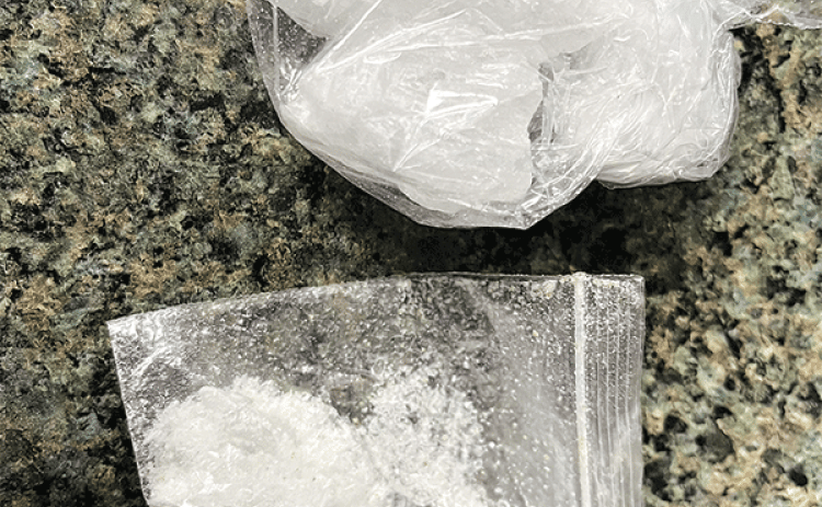 Seized evidence. (Eunice Police photo)