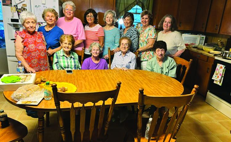 A Retiree Reunion celebration of former Moosa Memorial employees was held on Tuesday, May 12 at the home of Darrel and Marcella Prejean. Present were 12  former coworkers.