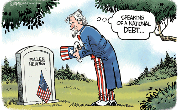 The VFW Post 8971, American Legion Post 129 and DAV Chapter 19, will have a Memorial Day ceremony at 6 p.m. Monday at the Rotary Foundation corner of South 2nd and Park Avenue.