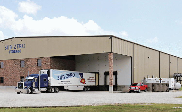 The Sub-Zero Storage facility on U.S. 190 east of Eunice. (Photo by Harlan Kirgan)
