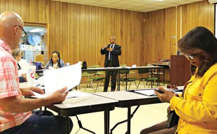 School budget meeting
