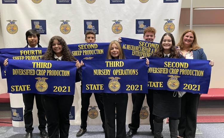 Eunice High FFA win at state convention