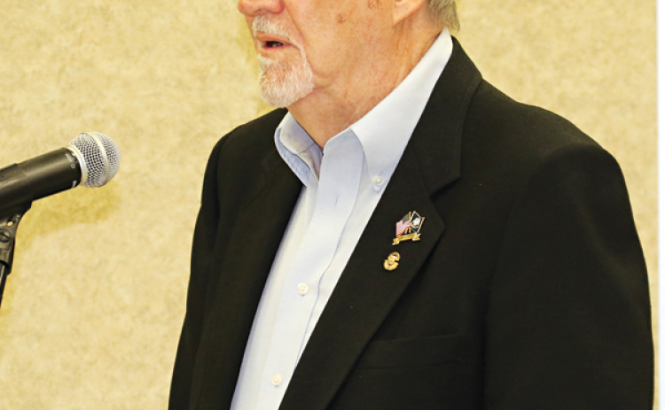 Lincoln “Link” Savoie, of Sunset, an Army veteran, suggested the St. Landry Parish SchoolBoard enlist veterans to help provide school security. (Photo by Harlan Kirgan)