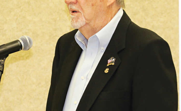 Lincoln “Link” Savoie, of Sunset, an Army veteran, suggested the St. Landry Parish SchoolBoard enlist veterans to help provide school security. (Photo by Harlan Kirgan)