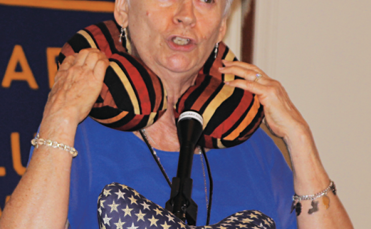 Beverly Rozas of Hospice of Acadiana. (Photo by Myra Miller)