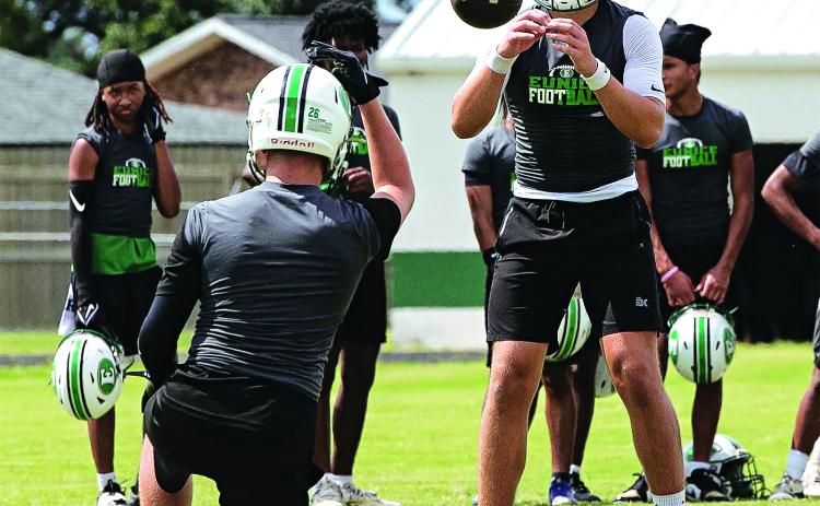 With a ton of experience behind him, Eunice senior quarterback Montana Brown carries high expectations into the 2025 season. (Photo  courtesy of Dwight Jodon)