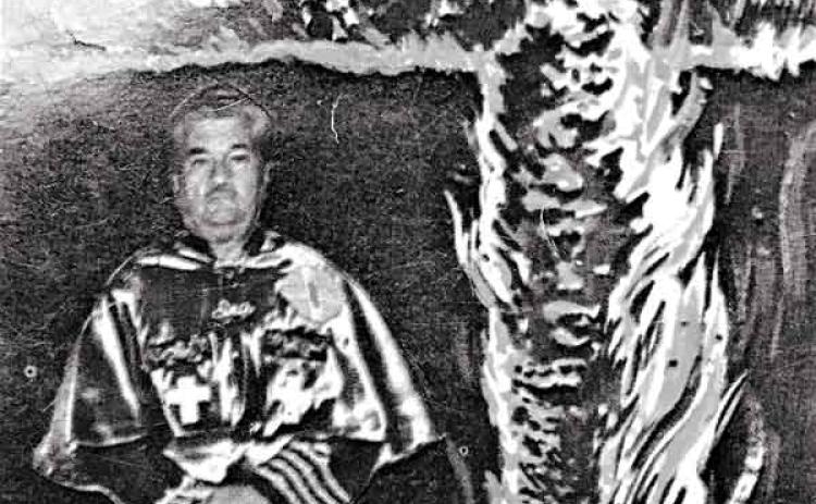 Robert Fuller in Klan regalia. (From “Ten Years of Leadership in the Original Ku Klux Klan of America, Inc.,” a book published in 1972 by Robert Fuller and Jack Barnes)