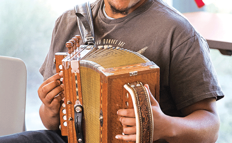 Truck-driving, master accordionist Ryan Perkins returns to the Zydeco Capital Jam from 1 to 3 p.m. Saturday at the St. Landry Parish Visitor Center, I-49 exit 23, in Opelousas. Perkins, a 24-year-old truck driver who lives in Plaisance, was one of the first to attend the Visitor Center jams that started in 2019. A Baton Rouge native, Perkins is a self-taught accordionist who has been playing for 12 years. He learned by watching video tapes of “Zydeco Extravaganza,” the early 1990s show hosted by Don and Cha