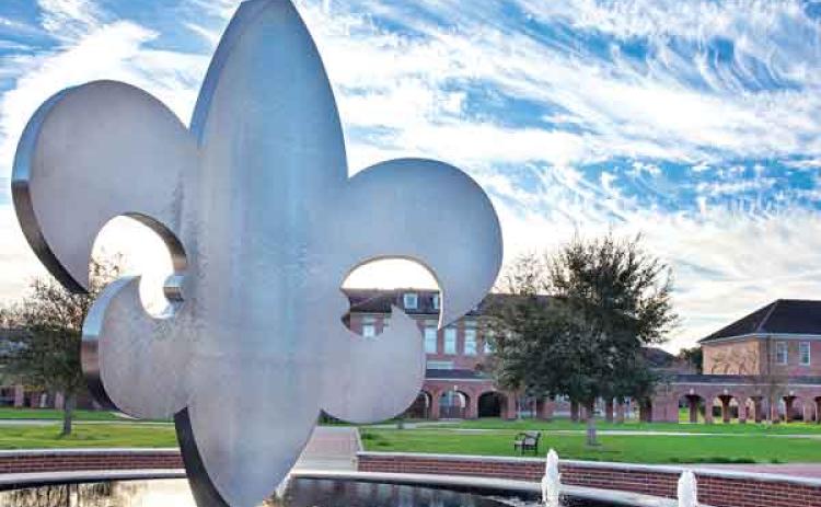 A scene from the UL Lafayette campus. (Photo by Doug Dugas / University of Louisiana at Lafayette)