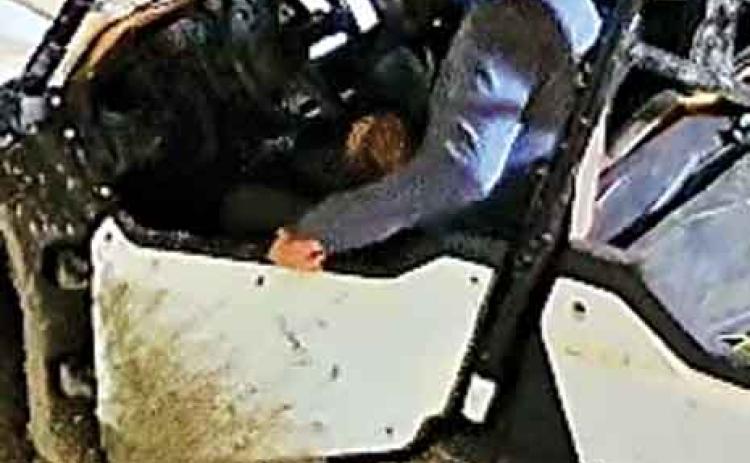 Surveillance video of suspected vehicle theft near Church Point on July 25. (Photo from the Acadia Parish Sheriff’s Office)