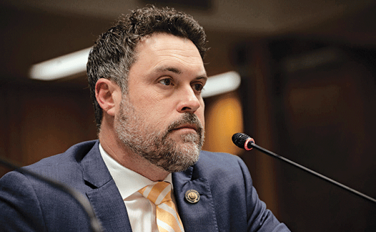State Sen. Blake Miguez, R-New Iberia, is picking a fight with the University of Louisiana Lafayette over its new off-campus gun-free zones. He believes the designated areas could lead to a lawsuit that he foresees ending firearm restrictions entirely at all schools. (Allison Allsop / Louisiana Illuminator)