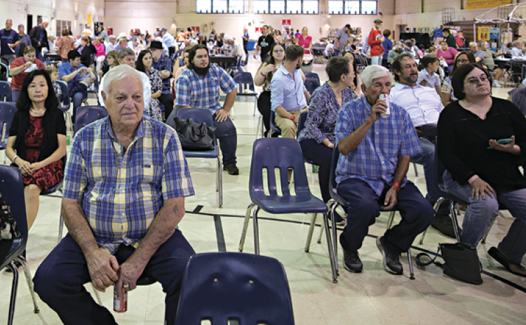 A large crowd was in attendance for the 32nd Annual CFMA Music Association Le Cajun Awards and Music Festival held Aug. 19-21 by the Acadiana Charter Chapter of the CFMA at the Rayne Civic Center.