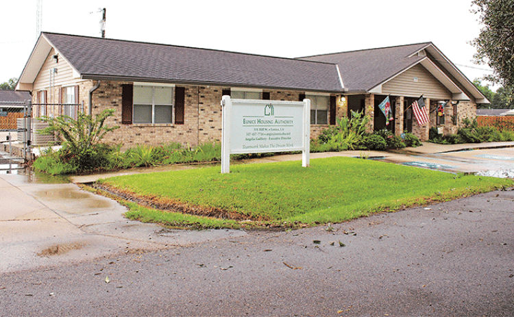 The Eunice Housing Authority office on Mill Street.