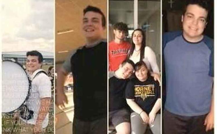 Photos of missing teen Thomas Pousson. (Photo from the Evangeline Parish Sheriff’s website)