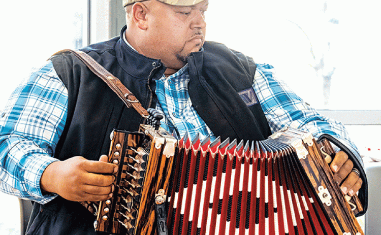 Accordionist Brandon Ledet is to perform at the Zydeco Capital Jam from 1 to 3 p.m. Oct. 14 at the St. Landry Parish Visitor Center, I-49 exit 23, just north of Opelousas. (Submitted photo)