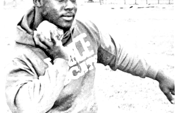 Roy Jones, an All-State football selectioon in 1985, brought toughness and grit to the “Rambo Squad” defense of the 1985 Eunice High football team that reached the state semifinals. (Photo courtesy of Eunice High Booster Club)