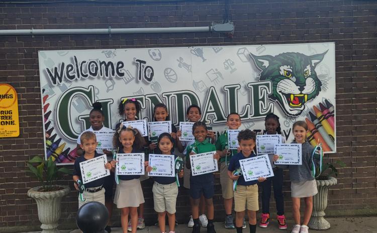 September Students of the Month at Glendale