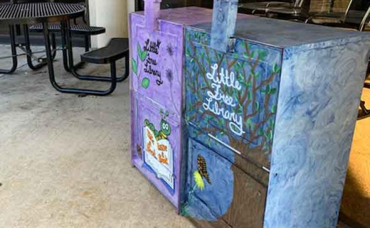 Opelousas General Health System has partnered with the leadership St. Landry class to adopt three of the Little Libraries as part of their Population Health initiative. The boxes were donated by The Eunice News. (Submitted photo)