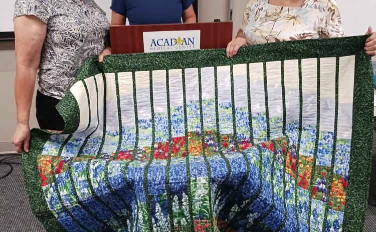 Bulb & Blossom Club to raffle quilt