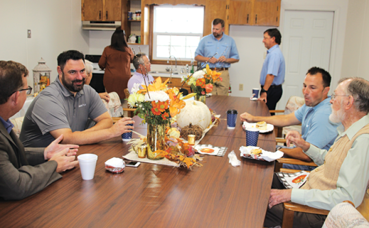 The Eunice Chamber of Commerce held a Business over Breakfast Tuesday morning where Eunice business people met and enjoyed coffee and a light breakfast.