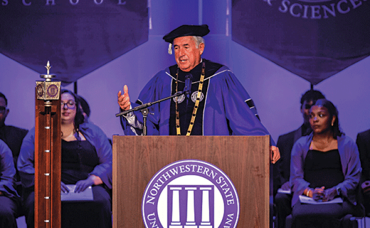 Northwestern State University President Jimmy Genovese was formally invested on Friday Oct. 25 (Chris Reich / Photo Courtesy of Northwestern State University)