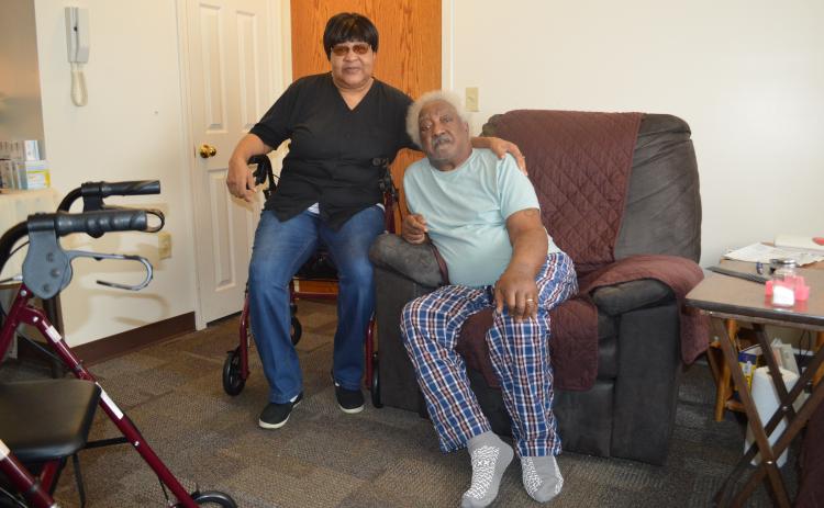 Willie Walters Gibson, now 80, and his wife Ora Gibson discussed his journey at their home in Rochester, New York. (Liz Ryan/LSU Manship School News Service)