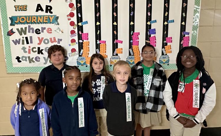 Students of the Month at East Elementary