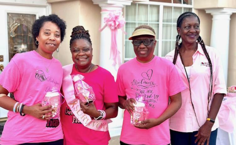From left, are  Shirhonda Adams, Angela Ned Williams, Francine Fontenot, and Patricia Harrison, vice president of NAUW, Eunice Branch. (Submitted photos)