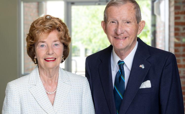 The 2021 Leaders in Philanthropy Award honorees for Acadia Parish are Dr. Cason and Isabella L. de la Houssaye. (Submitted photo)