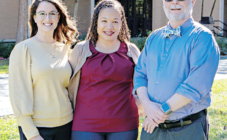 From left, are Bridget Thibodeaux, Dr. Summer Ford and Dr. Robert Jones II.  (Submitted photo)