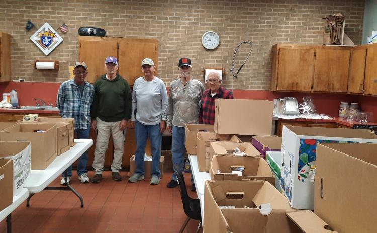 From left are Keith Reed, Richard Miller,  Pat Landreneau, Leelen Lavergne and Harry Reed. (Submitted photo)
