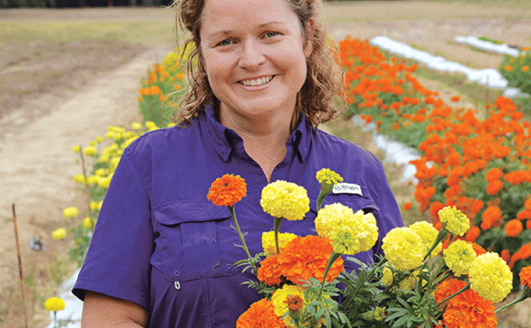 Kathryn “Kiki” Fontenot will assume the role of director of the LSU AgCenter Southwest Region in January. Among other new programs, she plans to test a pilot program for a floral design course. (Photo by Kyle Peveto/LSU AgCenter)