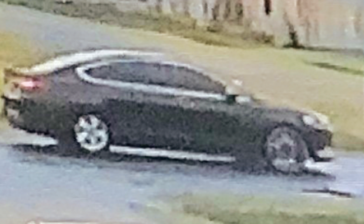 Suspect vehicle in a shooting at Church Point on Nov. 25. (Submitted photo)