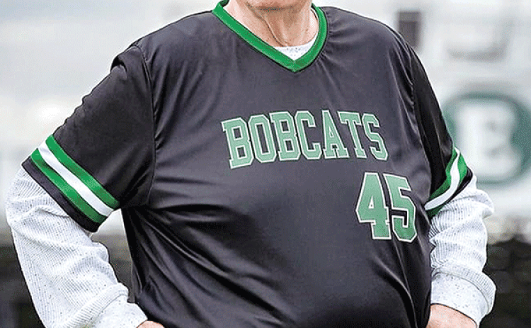 Eunice High School Coach John Burson is shown during a game. Burson died on Monday at the age of 73. (Photo courtesy of the Burson family)
