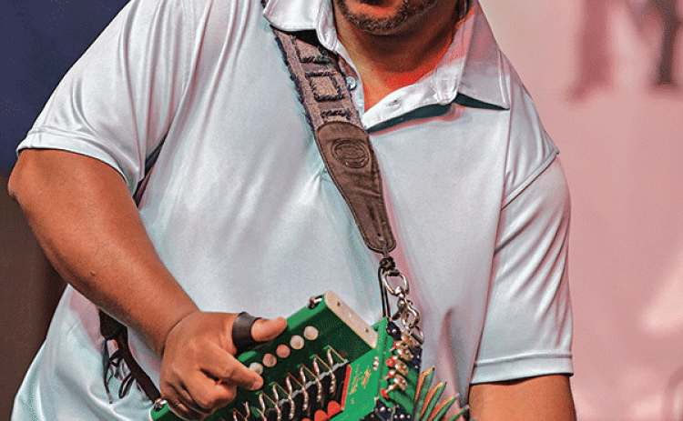 Accordionist Gerard Delafose of Eunice