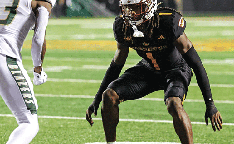 University of Louisiana Monroe cornerback and Eunice native Car’lin Vigers has overcome a long path through college and personal adversity to find success as he prepares for the NFL Draft. (Submitted photo)