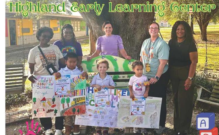 The National Association of University Women Eunice Branch helped Highland Early Learning Center students as they judged a Pumpkin Coloring Contest. Judges were Betty Jordan, Carolyn Baldwin and Denise Antoine. Students received first, second and third placements. (Submitted photos)