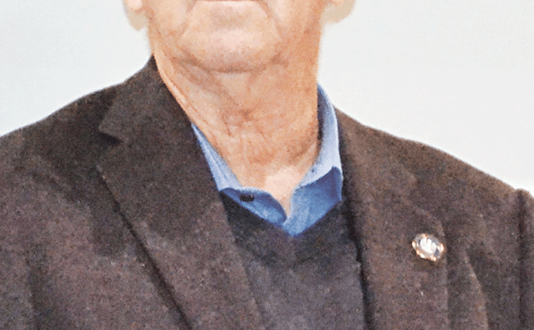 Jack Montoucet, secretary of the Louisiana Department of Wildlife and Fisheries, was guest speaker of the Crowley Lions Club. Montoucet outlined a number of improvements initiated during his seven years at the helm of the department. (Photo by Steve Bandy/Crowley Post Signal)