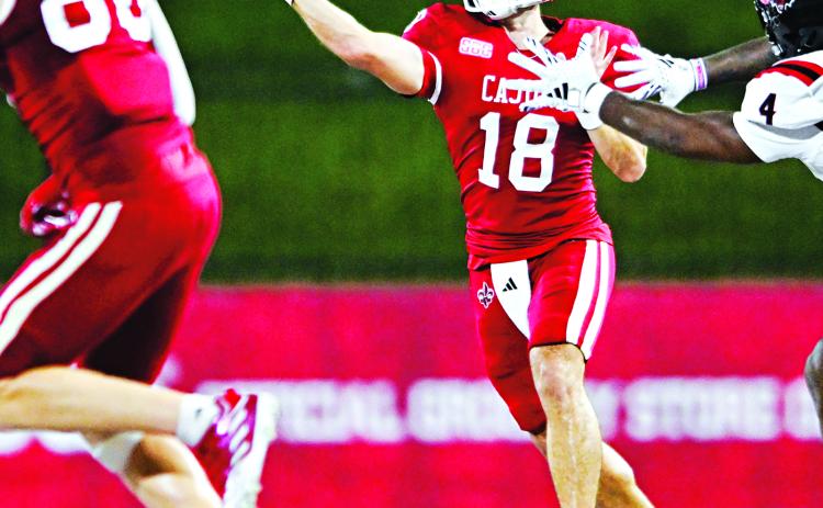 Chandler Fields, a quarterback at the University of Louisiana at Lafayette, said that college athletes are less likely to stay at one school with the new opportunities to make money and transfer easily to other schools. (Photo courtesy of University of Louisiana at Lafayette)