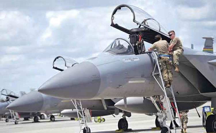 Air Guard F-15s