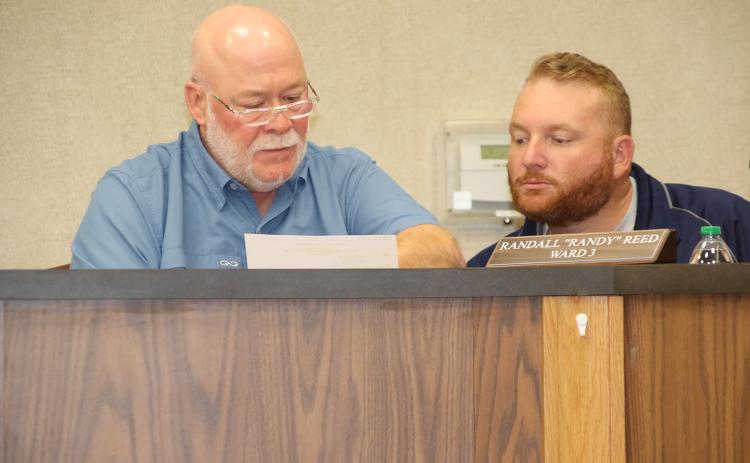 Aldermen Marion "Nootsie" Sattler and Randall Reed. (File photo)