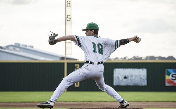 Eunice High’s Braden Rider earned a complete game 2-1  win over North DeSoto in the Class 4-A regional round.