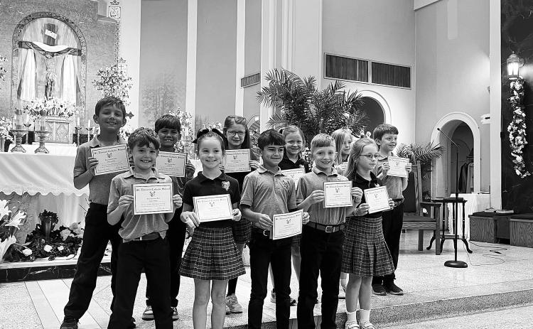 End of the Year Awards Ceremony held at St. Edmund Elementary