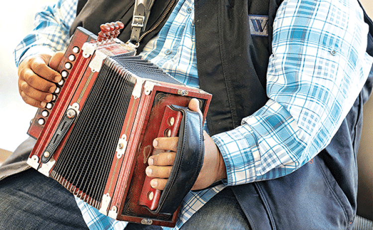 Zydeco and Creole accordionist Brandon Ledet leads the Zydeco Capital Jam from 1 to 3 p.m. Saturday at the St. Landry Parish Visitor Center, I-49 exit 23, north of Opelousas.
